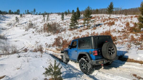 Snowy Downhill